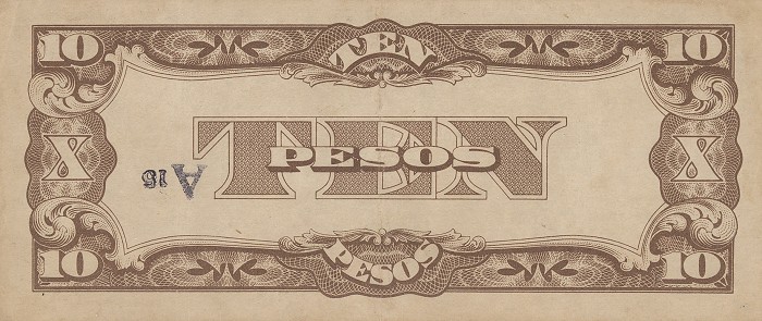 1942 10 pesos back view j
